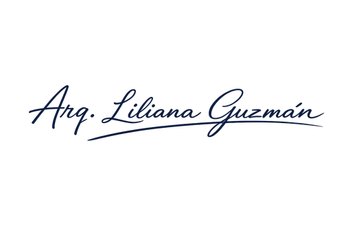 Firma de la Arq. Liliana Guzmán